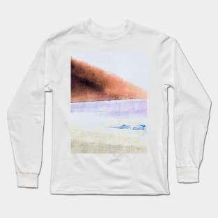 minimalist beach Landscape Long Sleeve T-Shirt